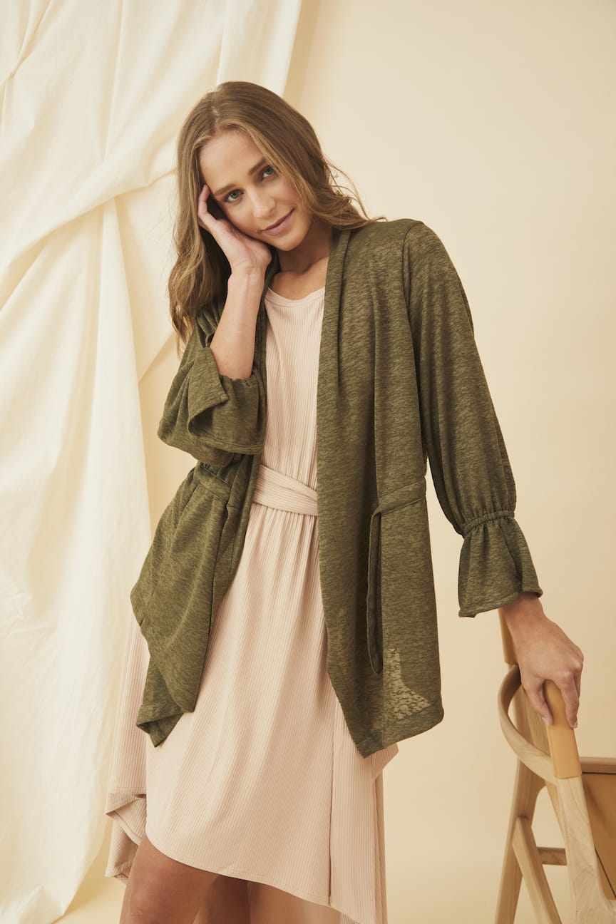 TIFFANY CARDIGAN - OLIVE TIFFANY CARDIGAN - OLIVE