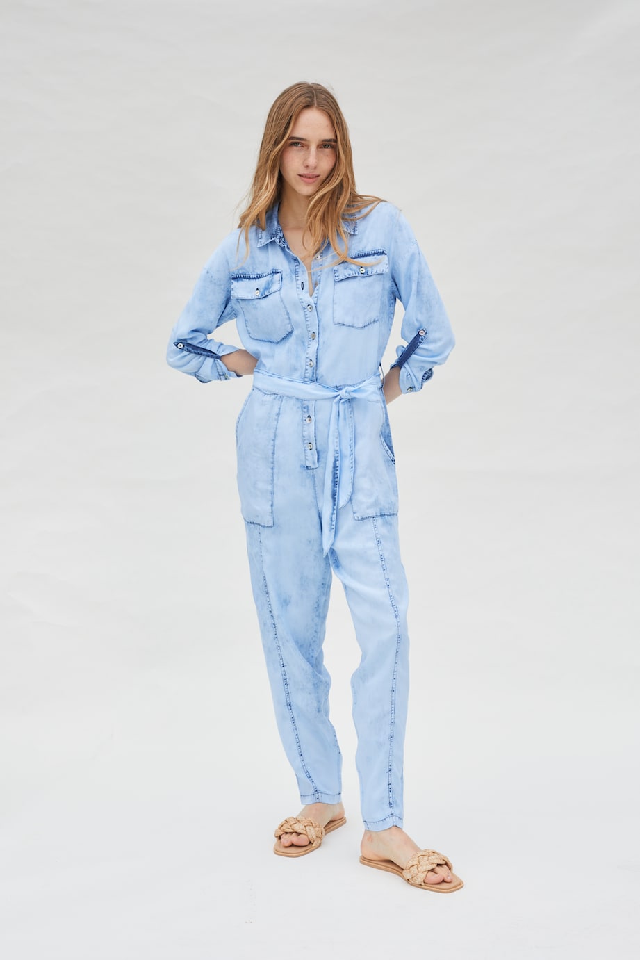 UTILITY JUMPSUIT - TENCEL UTILITY JUMPSUIT - TENCEL