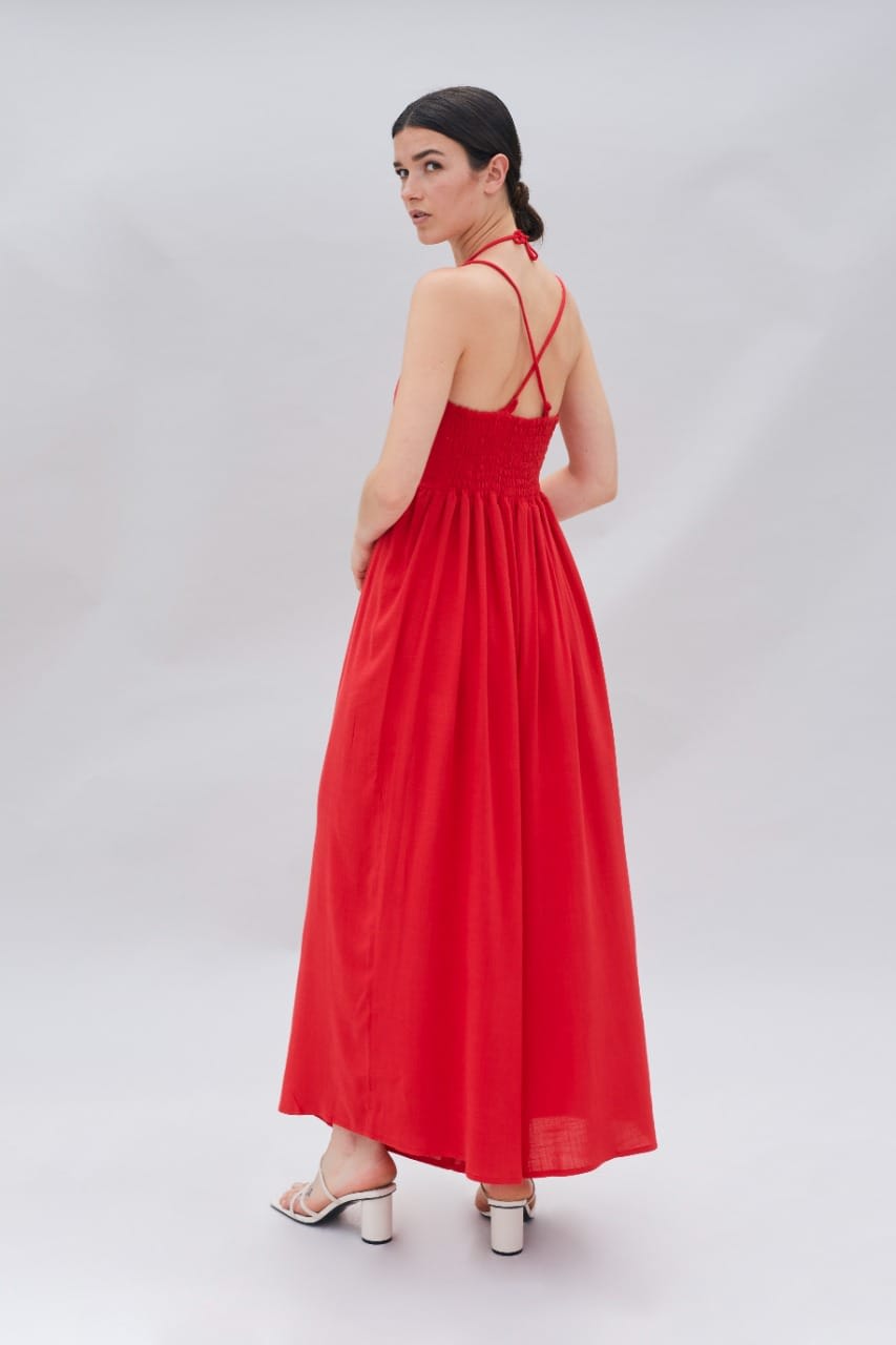 FLY JUMPSUIT - RED FLY JUMPSUIT - RED