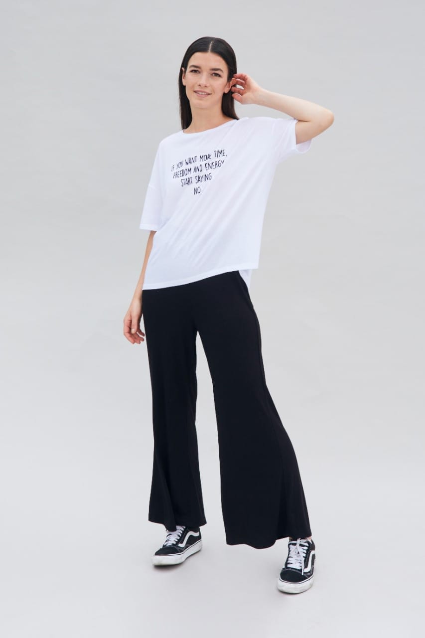 LIGHT RIB PANT - BLACK LIGHT RIB PANT - BLACK