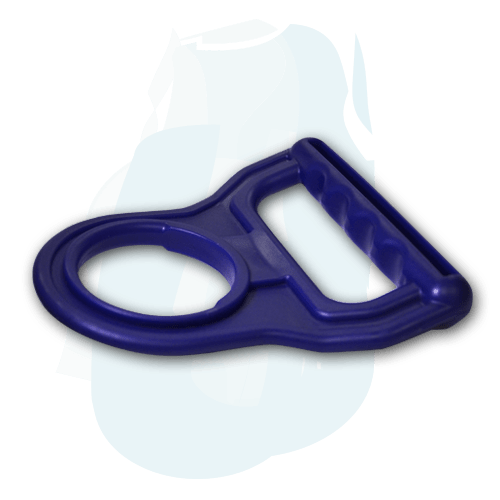 Manilla plastica azul