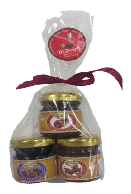 Set 3 Mini mermeladas 30 g c/u.