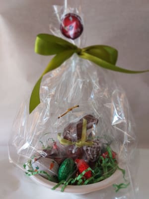 CONEJO GORDO CON MOCHILA EN NIDO DE 405 g.1