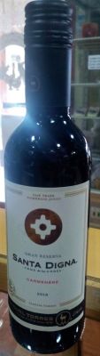 Botella Vino Carmenere Santa Digna 375 cc Botella Vino Carmenere Santa Digna 375 cc