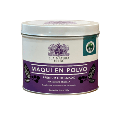 Maqui Liofilizado 100 g Orgánico LATA Maqui Liofilizado 100 g Orgánico LATA