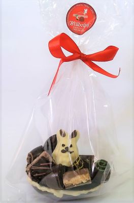 Conejo Nido adulto con chocolate surtido 200 g1