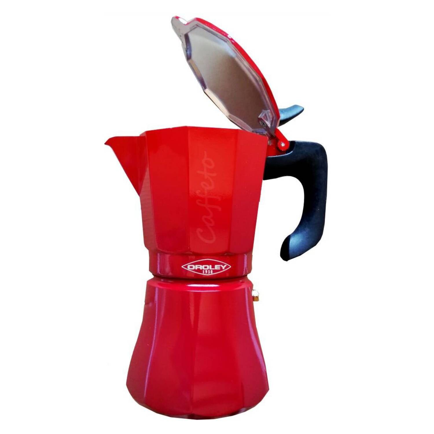 CAFETERA PETRA RED 6 TAZAS | mudolphchocolates