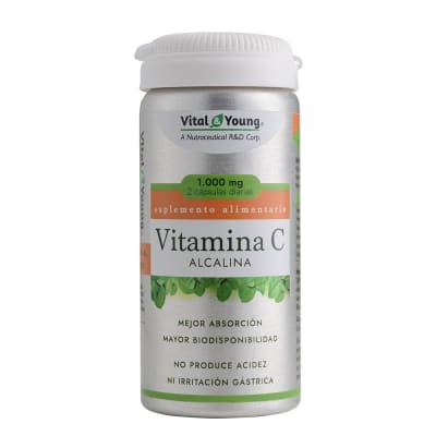 Vitamina C Alcalina 60 Caps. Vitamina C Alcalina 60 Caps.