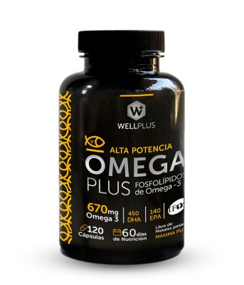 Omega Plus (Fosfolípidos de omega 3) 120 caps Omega Plus (Fosfolípidos de omega 3) 120 caps