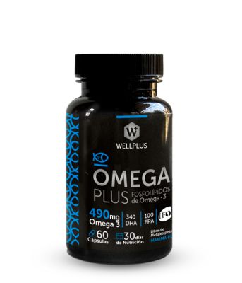 Omega Plus 490 mg (Fosfolípidos de omega 3) 60 cápsulas Omega Plus 490 mg (Fosfolípidos de omega 3) 60 cápsulas