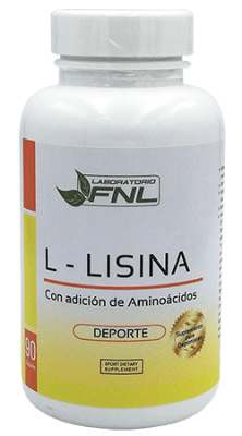 FNL L-Lisina 500mg 90 caps. FNL L-Lisina 500mg 90 caps.