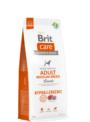 Brit Care Dog Hypoallergenic - Adult Medium Breed Lamb 12 kg1