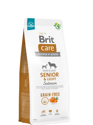 Brit Care Dog GF - Senior & Light Salmon & Potato 12 kg1