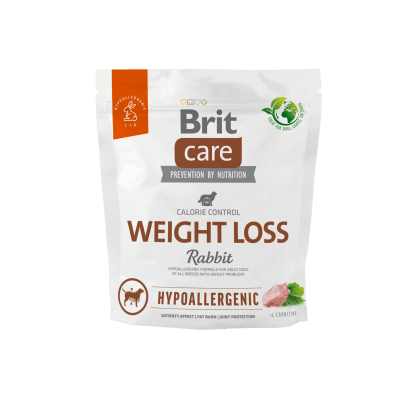 Brit Care Dog Hypoallergenic - Weight Loss Rabbit & Rice 1 kg1