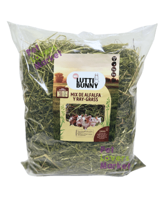Mr Lutti Bunny Heno Mix Alfalfa con Ray Grass 1 kg.1