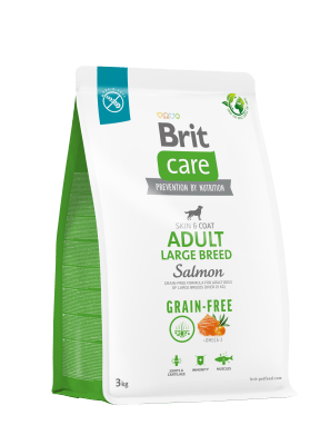 Brit Care Dog GF - Adult Large Breed Salmon 3 kg1