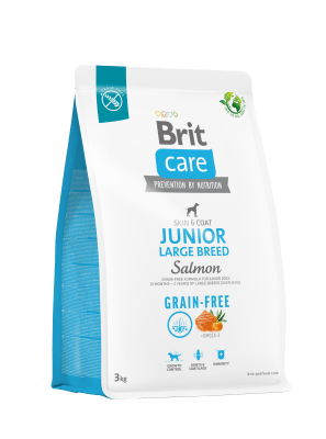 Brit Care Dog GF - Junior Large Breed Salmon & Potato 3 kg1