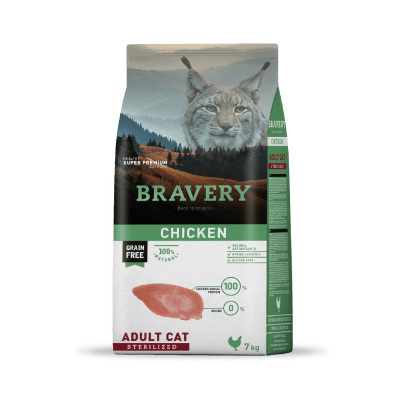 Bravery Cat - Chicken Adulto Sterilized 7 Kg1