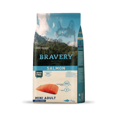 Bravery Dog - Adult Mini Small Breed Salmon 7 Kg1