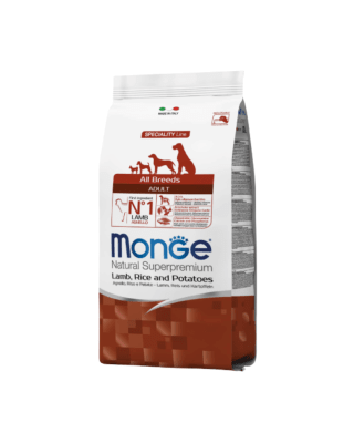 Monge Canine - ADULTO CORDERO, ARROZ Y PAPA 2.5 KG1