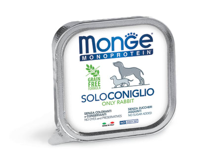 Monge Canine Monoprotein - Conejo alutray 150 gr1