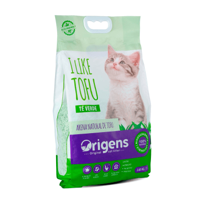 Origens Arena Natural de Tofu con Aroma Te Verde 2.85Kg1