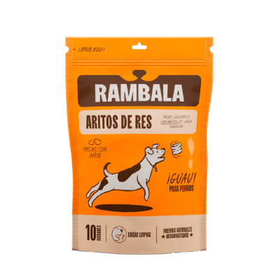 Rambala Treats - Aritos de res deshidratados 10 und1