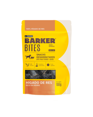 Barker Bites Hígado de res 100 gr1