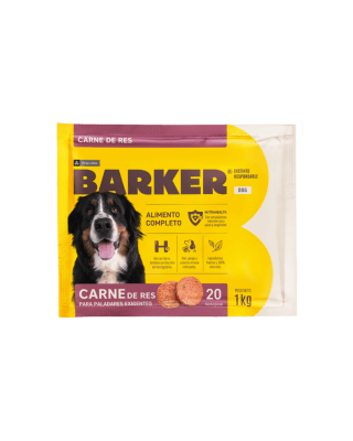 Barker Perro Hamburguesa DE RES 1kg1