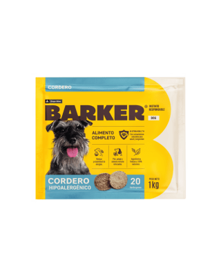 Barker Perro Hamburguesa DE CORDERO 1 KG1