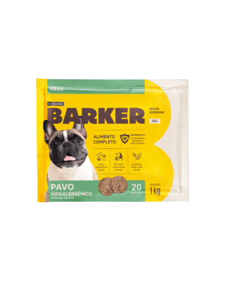 Barker Perro Hamburguesa DE PAVO 1 kg1