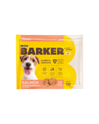 Barker Perro Hamburguesa DE SALMÓN 1 KG1