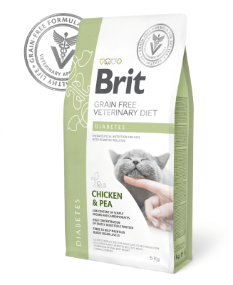 Brit GF Vet Diet Cat Diabetes 2 KG1