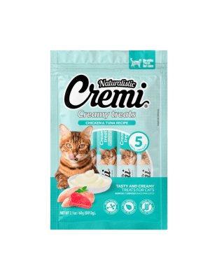CREMI CREAMY TREATS CHICKEN WITH TUNA RECIPE ( 5X 12 GR)1