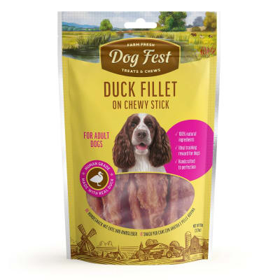 Dog Fest Adult Duck Fillet on Chewy Stick 90 gr1