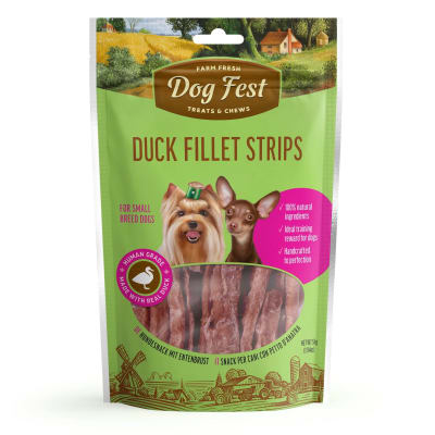 Dog Fest Mini Duck Fillets Strips 55 gr1
