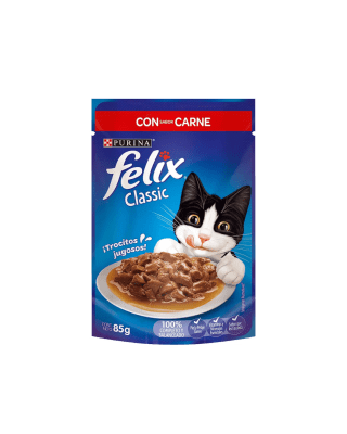 Felix Pouch Classic con sabor Carne 85 gr.1
