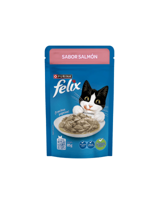 Felix Pouch Classic con sabor Salmón 85 gr.1