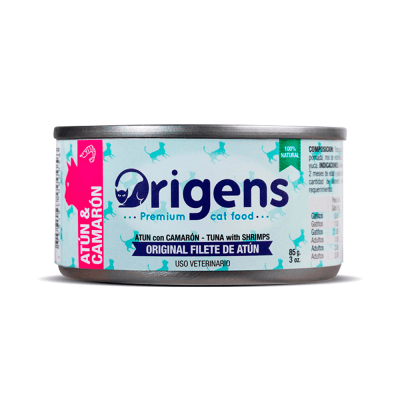 Origens lata Atún y Camarón 85 Gr.1