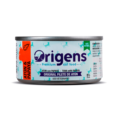 Origens lata Atún y Papaya 85 Gr.1