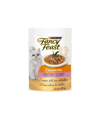 Fancy Feast - Pouch Casserole con atún y salmón 85 gr1