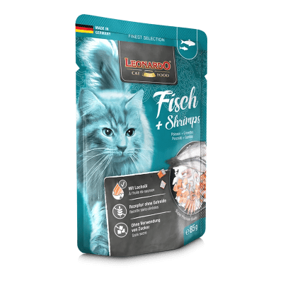 Leonardo Húmedo - Pouch Pescado y Camarón 85 gr1