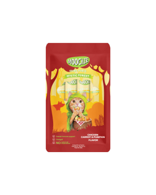 Moochie Cat Lickable - Chicken, Carrot & Pumpkin Flavor 75 gr (5 und)1