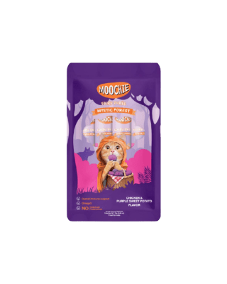 Moochie Cat Lickable - Chicken & Sweet Purple Potato Flavor 75 gr (5 und)1
