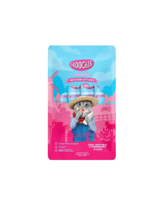 Moochie Cat Lickable - Tuna, Goatmilk & strawberry Flavor 75 gr (5 und)1