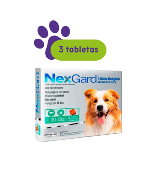 Nexgard 10.1 - 25 kg (3 tabletas)1