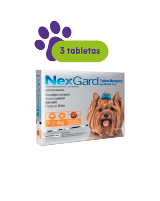 Nexgard 2 - 4 kg (3 tabletas)1