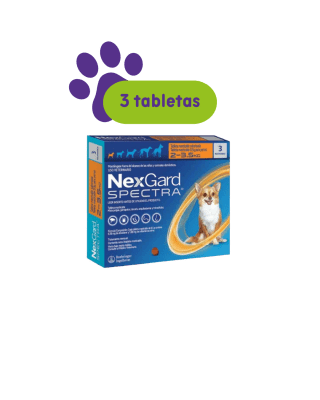 NEXGARD SPECTRA 2 - 3.5 KG (3 tabletas)1