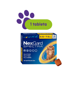 NEXGARD SPECTRA 3.6 - 7.5 kg (1 tableta)1