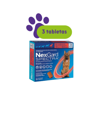 NEXGARD SPECTRA 30.1 - 60 KG (3 tabletas)1